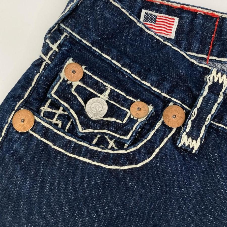 TRUE RELIGION（トゥルーレリジョン） JOEY SUPER ネイビー 極太