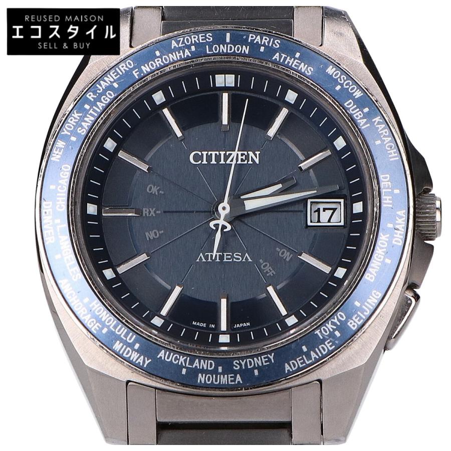 CITIZEN ATTESA ATD53-3092 電波ソーラー CITIZEN（シチズン） ATD53-3092 H148 ATTESA アテッサ デイト エコ
