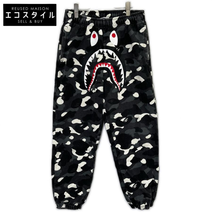 Ape シャークパンツL A BATHING APE（アベイシングエイプ） グレー シャークパンツ グレー M