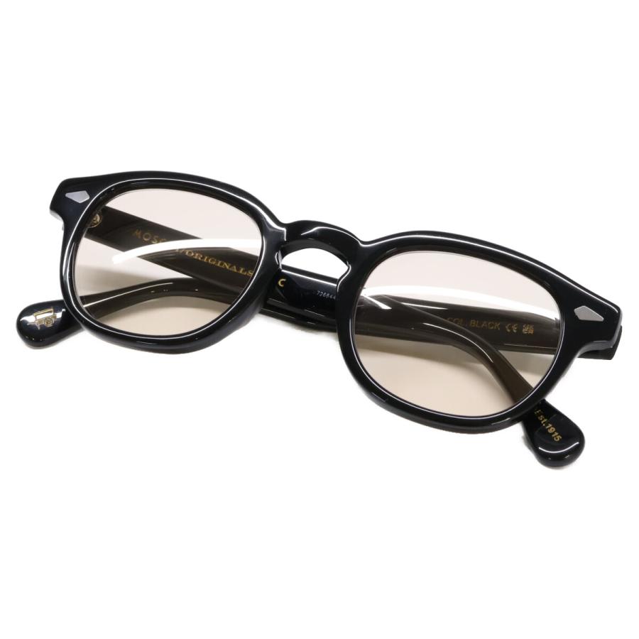 MOSCOT LEMTOSH / 46 BLACK カラー付き LEMTOSH in Black | 色付き