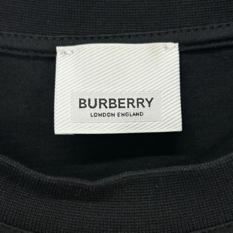 Burberry LONDON バーバリーロンドン ブラック TBロゴプリント 長袖T