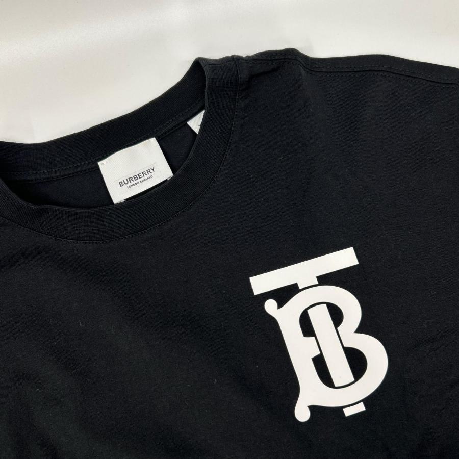 Burberry LONDON バーバリーロンドン ブラック TBロゴプリント 長袖T