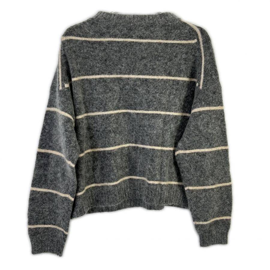 Acne Studios 短丈ニット セーター XS ACNE STUDIOS アクネ ストゥディオズ 2810800472 グレー ウールニット