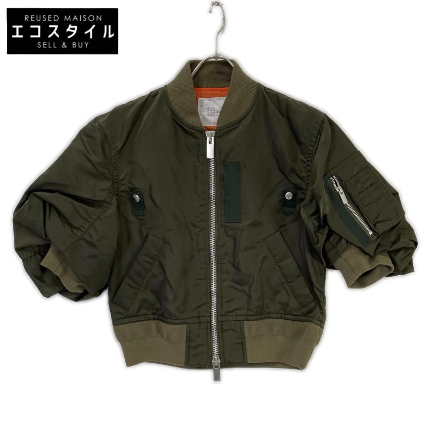 sacai（サカイ） 22-06062 カーキ Nylon Twill Blouson Bomber Jacket
