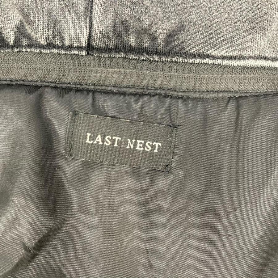 LAST NEST ラストネスト ブラック デタッチャブルフーデッドブルゾン