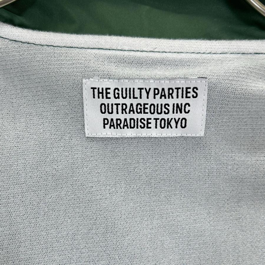 WACKO MARIA（ワコマリア） 23FW グリーン バックロゴプリント コーチ