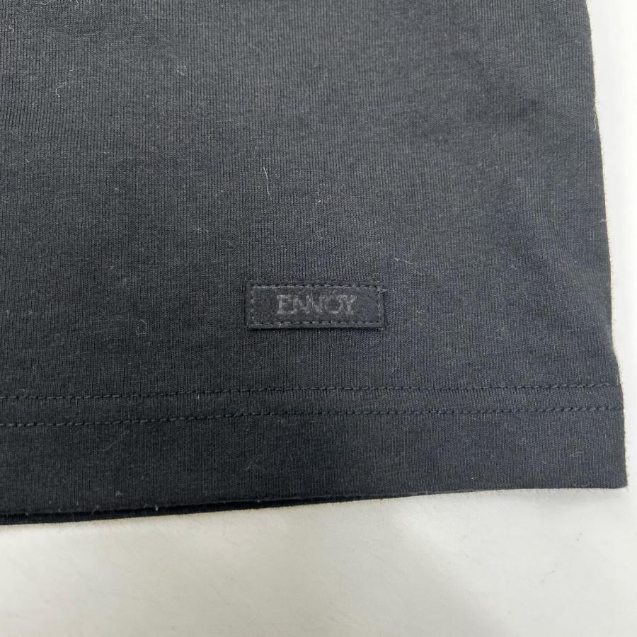 ENNOY エンノイ SS26BRENCT06NTL ブラック ロングスリーブ Tシャツ XL