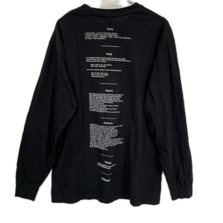 Supreme（シュプリーム） ブラック THE CROW プリント 長袖Tシャツ