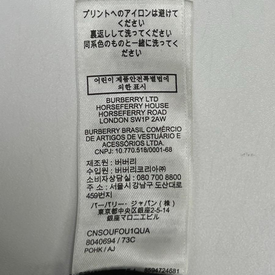 BURBERRY（バーバリー） ブラック HORSEFERRY プリント Tシャツ