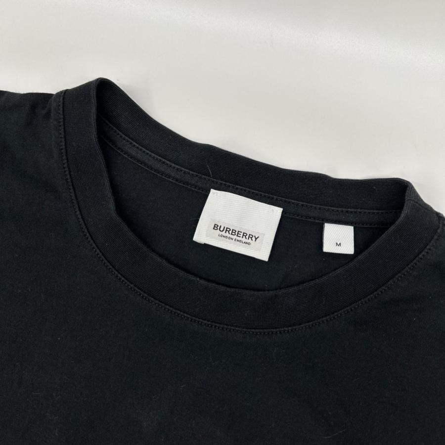 BURBERRY（バーバリー） ブラック HORSEFERRY プリント Tシャツ