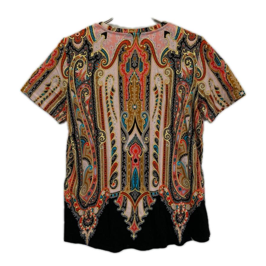 ETRO（エトロ） マルチカラー ペイズリー柄 半袖Tシャツ マルチカラー