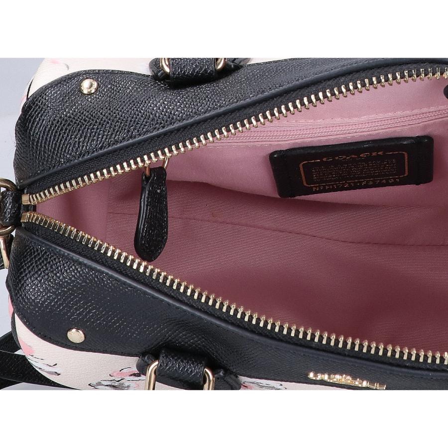COACH（コーチ） F37491 花柄 ミニボストンバッグ ハンドバッグ