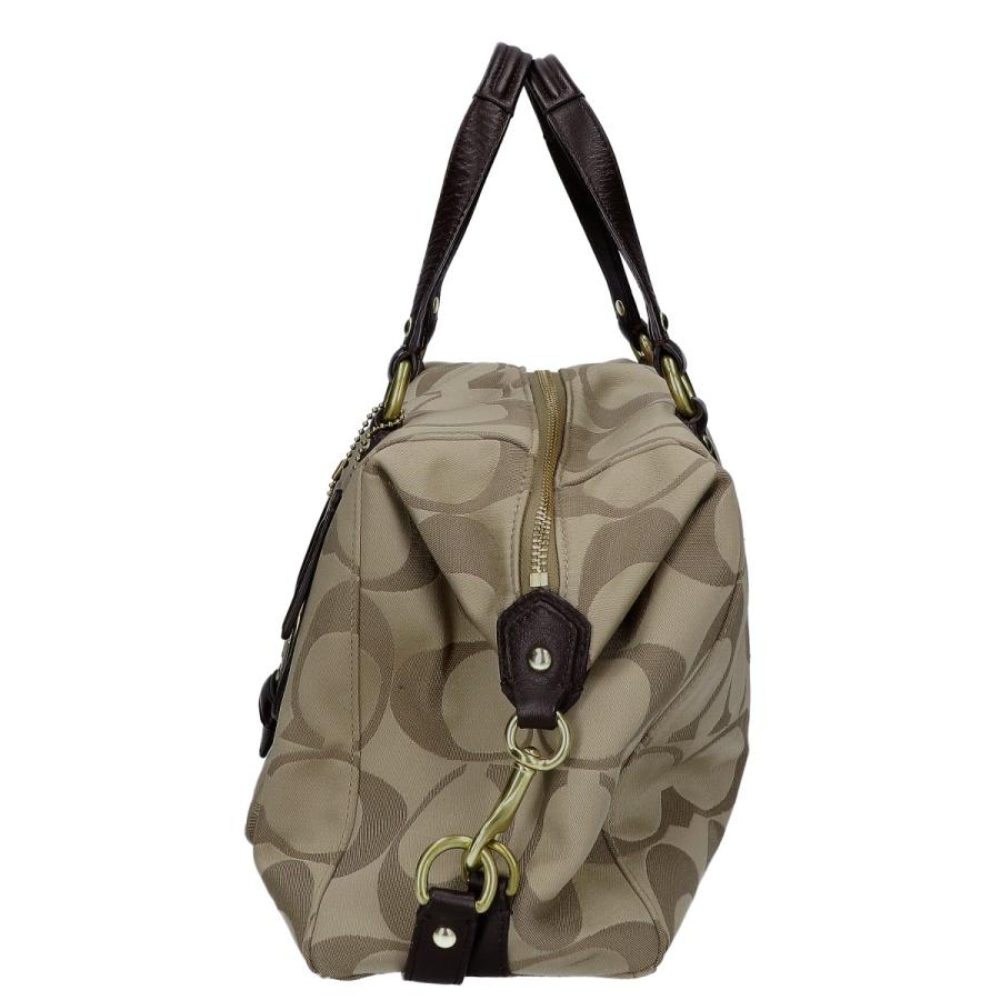 coach シグネスチャー　ハンドバッグ　極美品 COACH（コーチ） F25292 シグネチャー ラージサッチェル ハンドバッグ