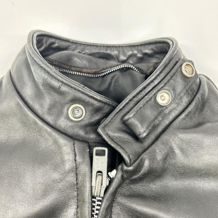SCHOTT（ショット） 641 ブラック シングルライダース ジャケット