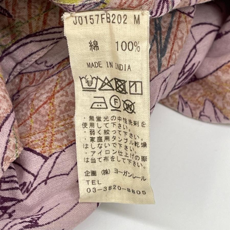 ヨーガンレール（JURGEN LEHL） 25SS ピンク コットン ぞうプリント