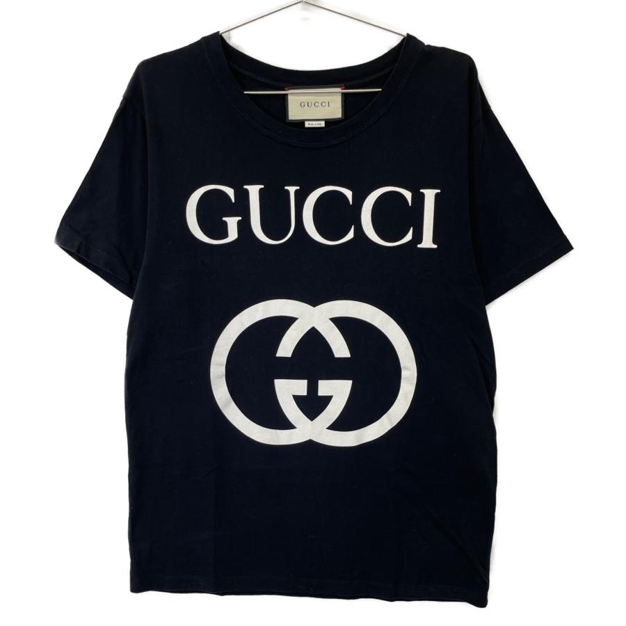GUCCI グッチ 493117 ブラック インターロッキングGロゴプリント GUCCI グッチ 493117 ブラック インターロッキングGロゴプリント