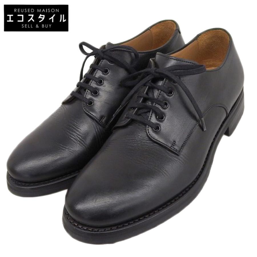 スロウ レザーサンダル サボサンダル スエード メンズ 40 黒 SLOW&CO