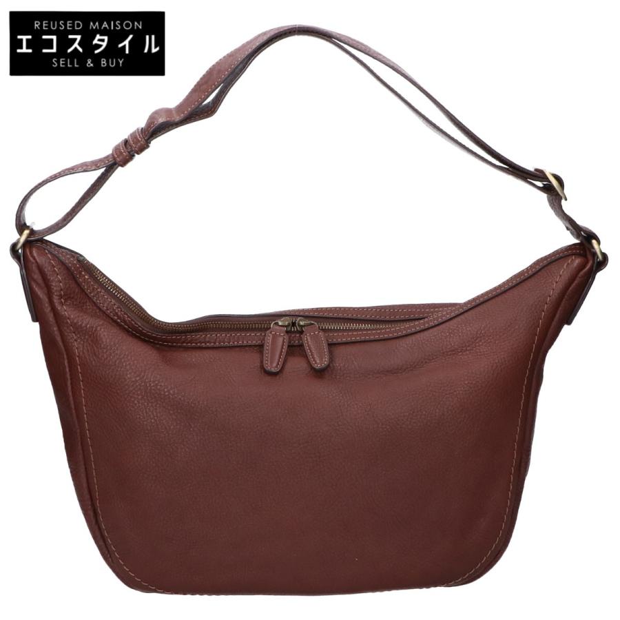 土屋鞄 ツチヤカバン ソフトフィット ショルダーバッグ ブラウン