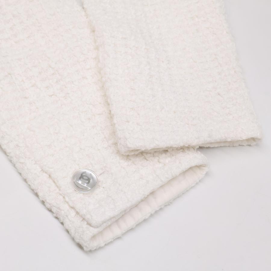 CHANEL - シャネル 国内正規 23SS P74453V66060 クリアココボタン ツイード ノーカラー 36 CHANEL（シャネル） 国内正規 23SS P74453V66060 クリアココボタン