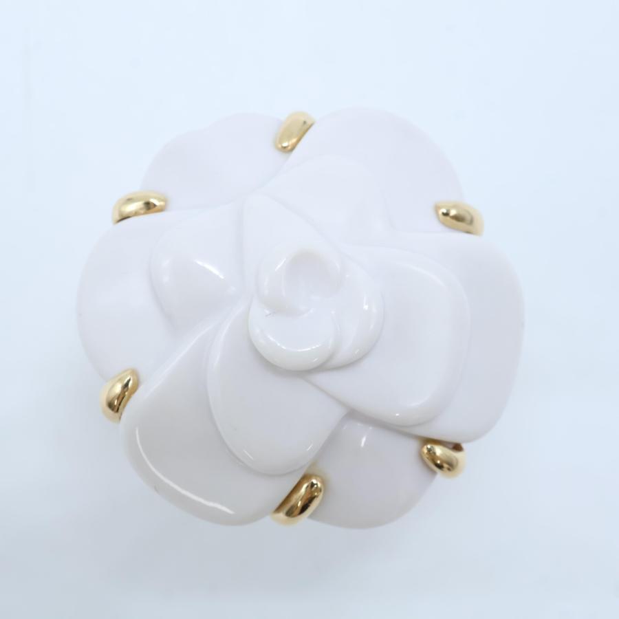 CHANEL 新品同様 シャネル K18YG カショロン カメリア リング・指輪  
