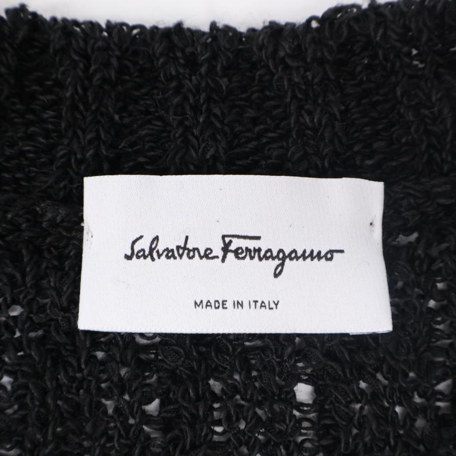 Salvatore Ferragamo サルヴァトーレフェラガモ リネン ニット Salvatore Ferragamo サルヴァトーレフェラガモ ヘンプ混ニット