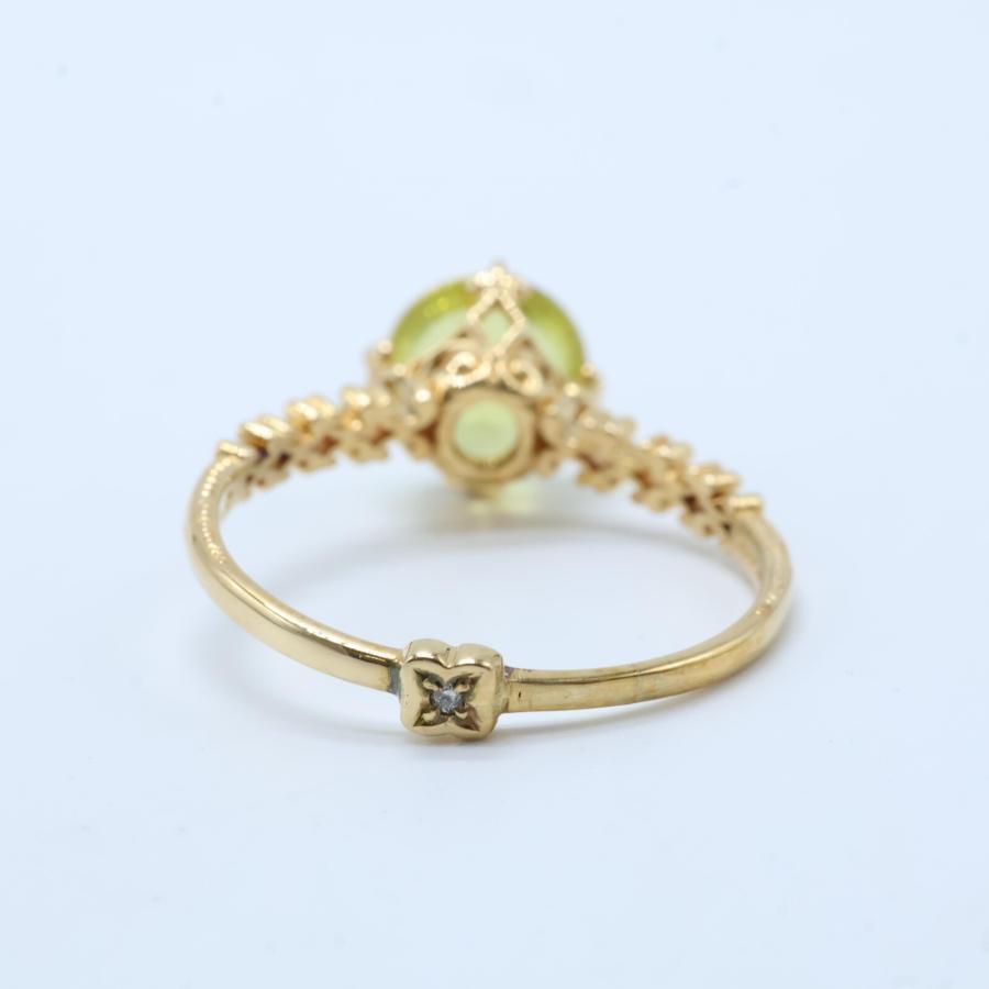 美品 Je・Stella ジュステラ 石垣順子 K18 D0.005 レモンクォーツ