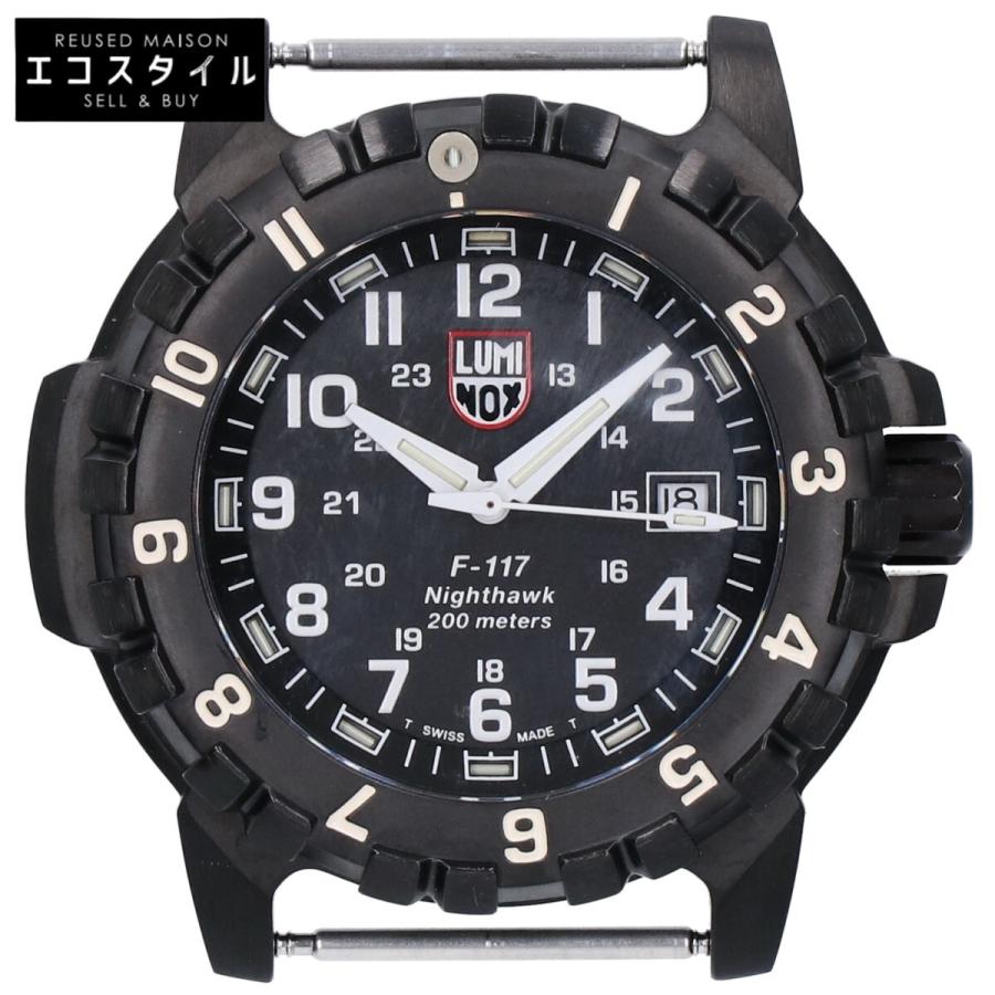 LUMINOX 美品 ルミノックス F-117 NIGHTHAWK 6420SERIES ナイトホーク  