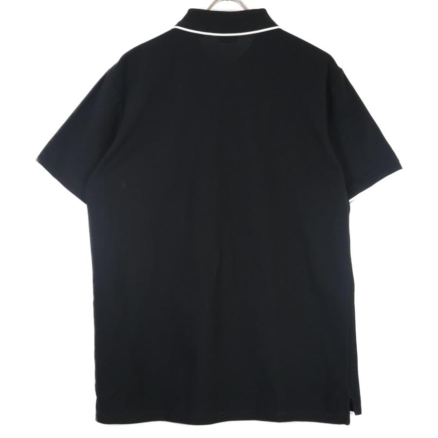 BURBERRY バーバリー PTCRSND80PAR 20SS ﾘｶﾙﾄﾞﾃｨｯｼ TBﾛｺﾞ刺繍ﾎﾟﾛｼｬﾂ トップス M ブラック メンズ BURBERRY（バーバリー） PTCRSND80PAR 20SS リカルドティッシ TBロゴ