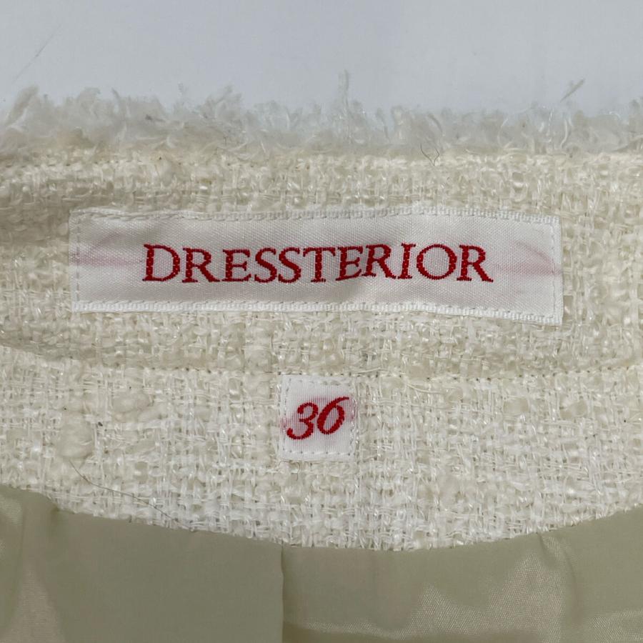DRESSTERIOR（ドレステリア） 085-46001 ホワイト フリンジツィード