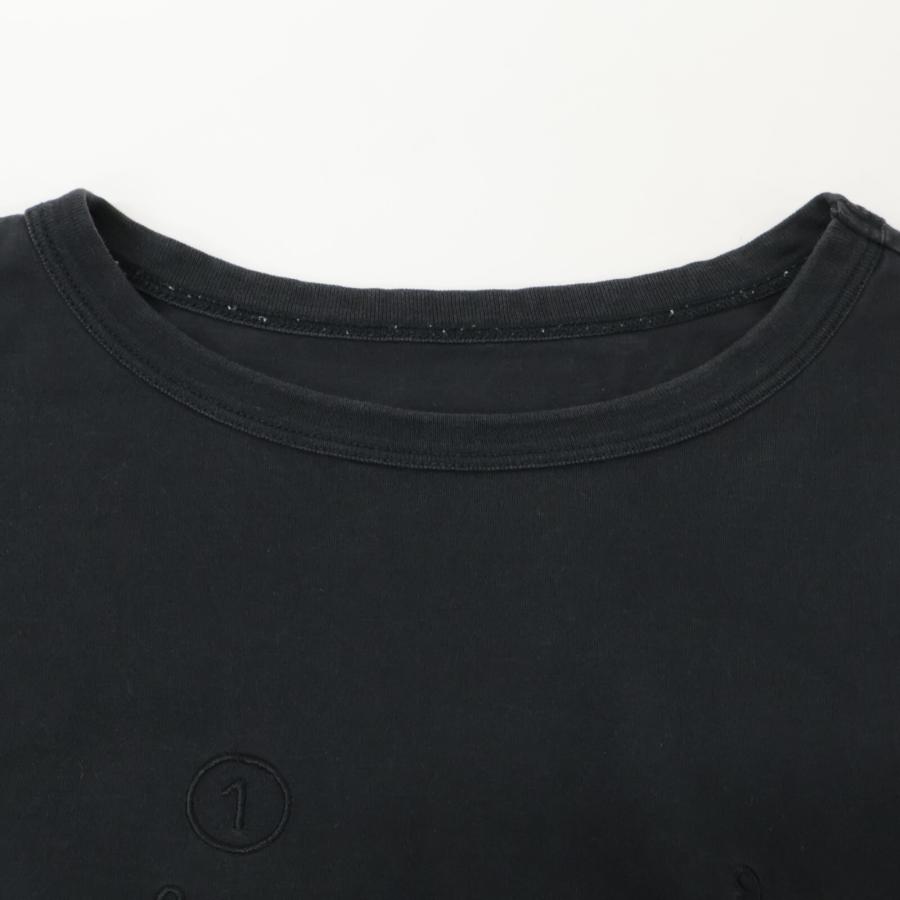 Maison Margiela メゾンマルジェラ 23SS S50GC0684 カレンダーグラフィックロゴTシャツ グレー XL トップス コットン メンズ 中古