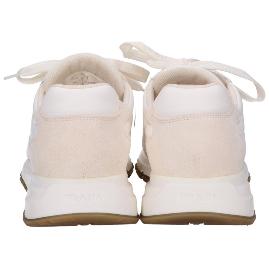 PRADAプラダシープスキンレザーホワイトローカットスニーカー厚底ボア正規品美品 楽天市場】【プラダ】Prada 23AW レザー×メッシュ システム ローカット