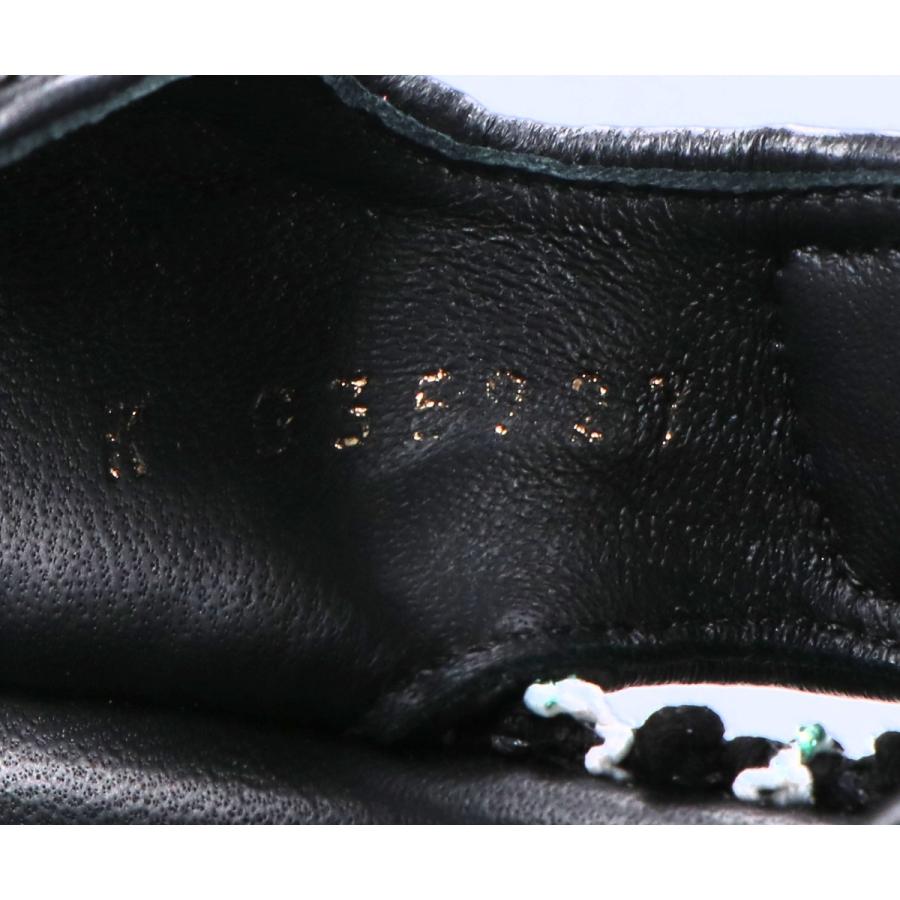 CHANEL シャネル G35927 ココマーク ツイード/レザー フラット  