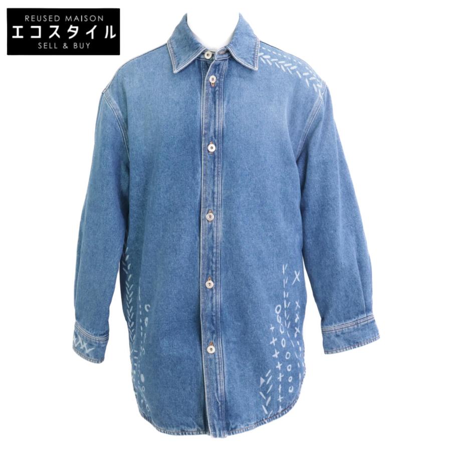 ✨美品✨　LOEWE オーバーサイズデニム　ボアブルゾン サイズ46 LOEWE（ロエベ） 美品/国内正規 H526Y05W24 オーバーサイズ デニム