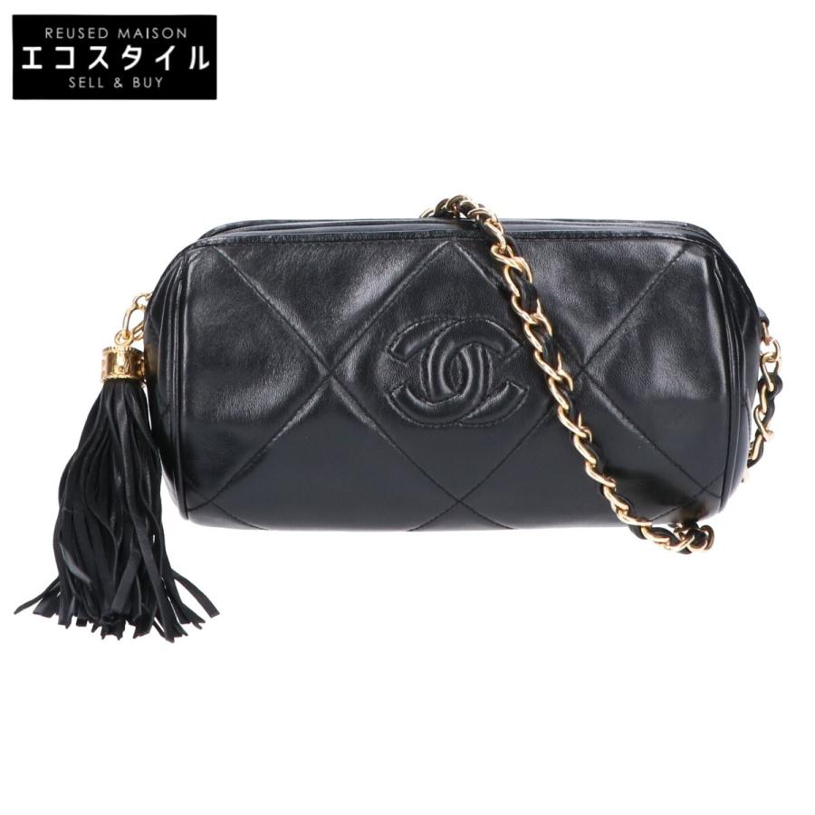 CHANEL（シャネル） 0番台 キルティングレザー ココマーク フリンジ 