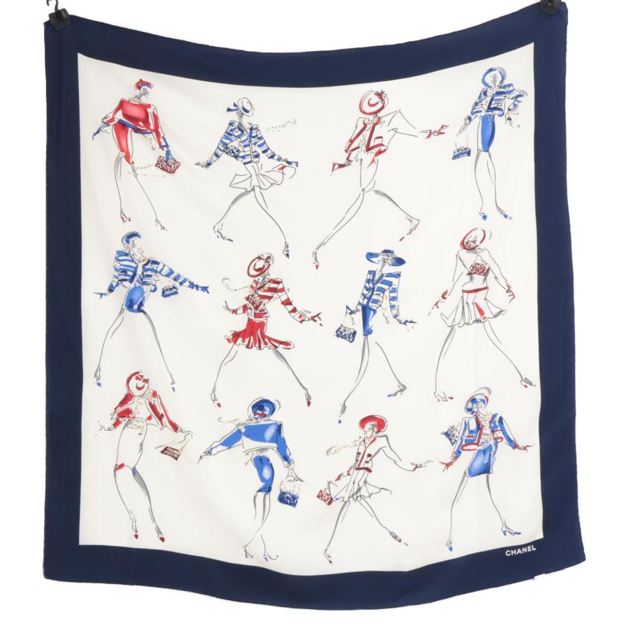 CHANEL シャネル　スカーフ　上顧客　限定　マドモアゼル CHANEL（シャネル） Hot dance of mademoiselle マドモアゼル シルク
