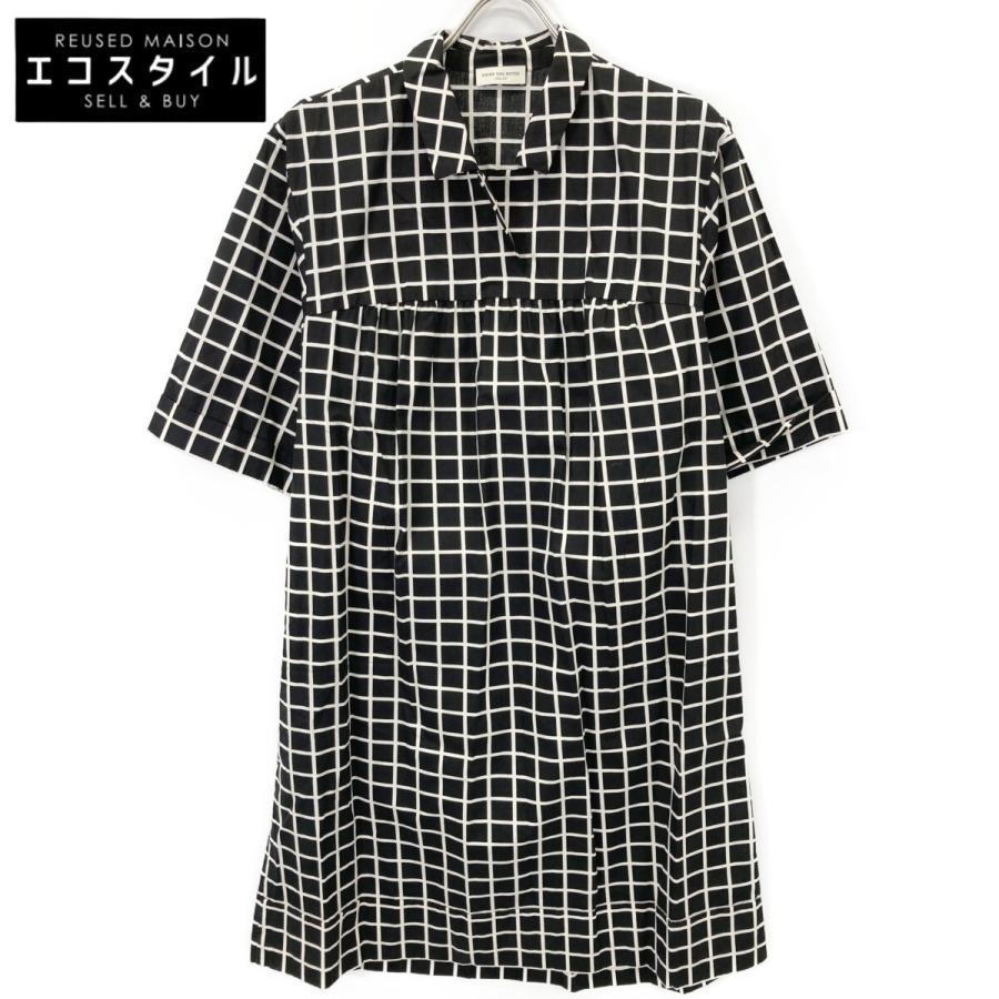 DRIES VAN NOTEN ドリスヴァンノッテン ブラック×ホワイト チェック