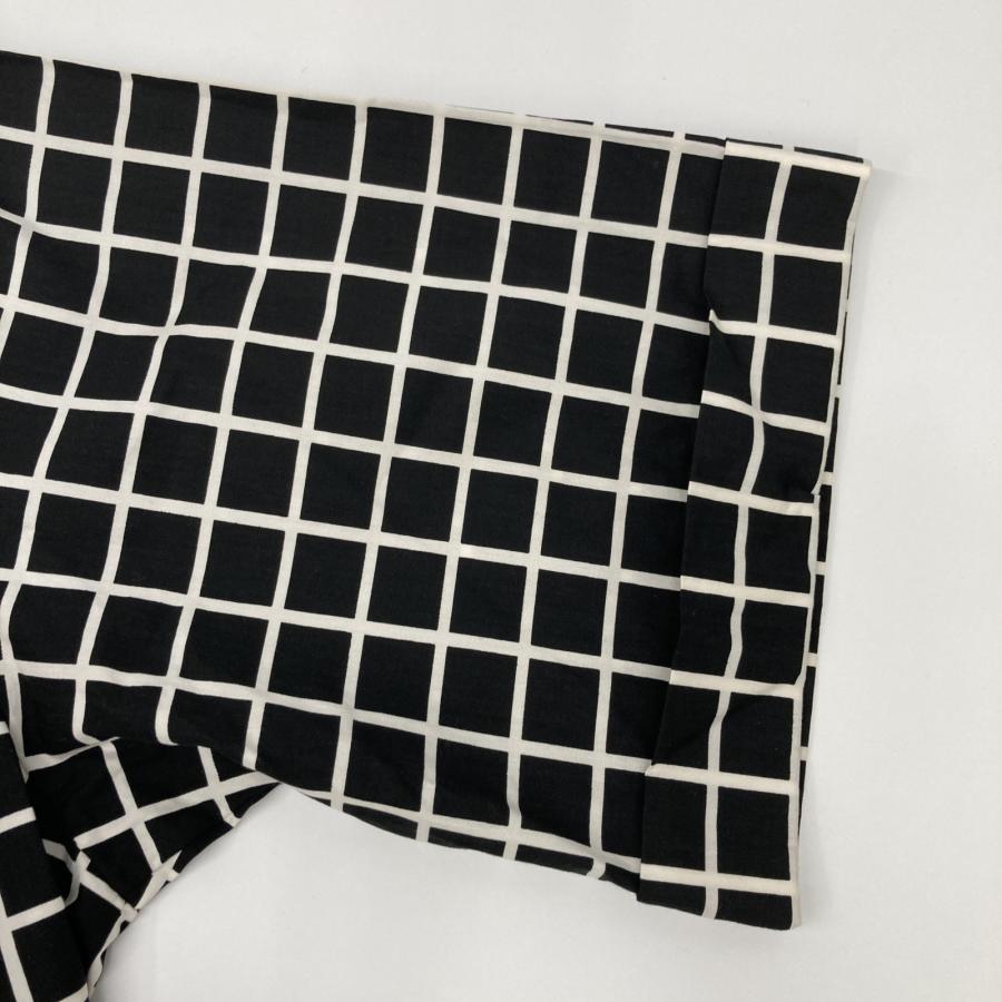 DRIES VAN NOTEN ドリスヴァンノッテン ワンピース 38 ブラック ホワイト チェック レディース DRIES VAN NOTEN ドリスヴァンノッテン ブラック×ホワイト チェック