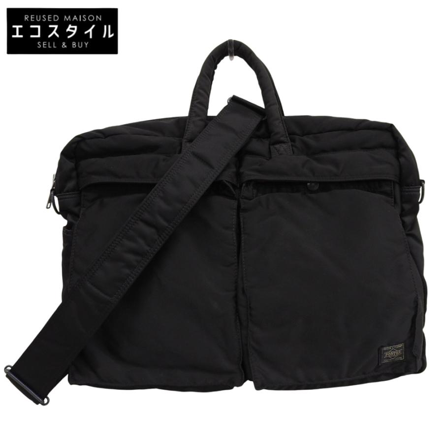 【PORTER】ポーター　タンカー　オーバーナイト　2way 2層式　ブラック TANKER(タンカー) 2WAY OVERNIGHT BRIEFCASE | 吉田カバンホームページ