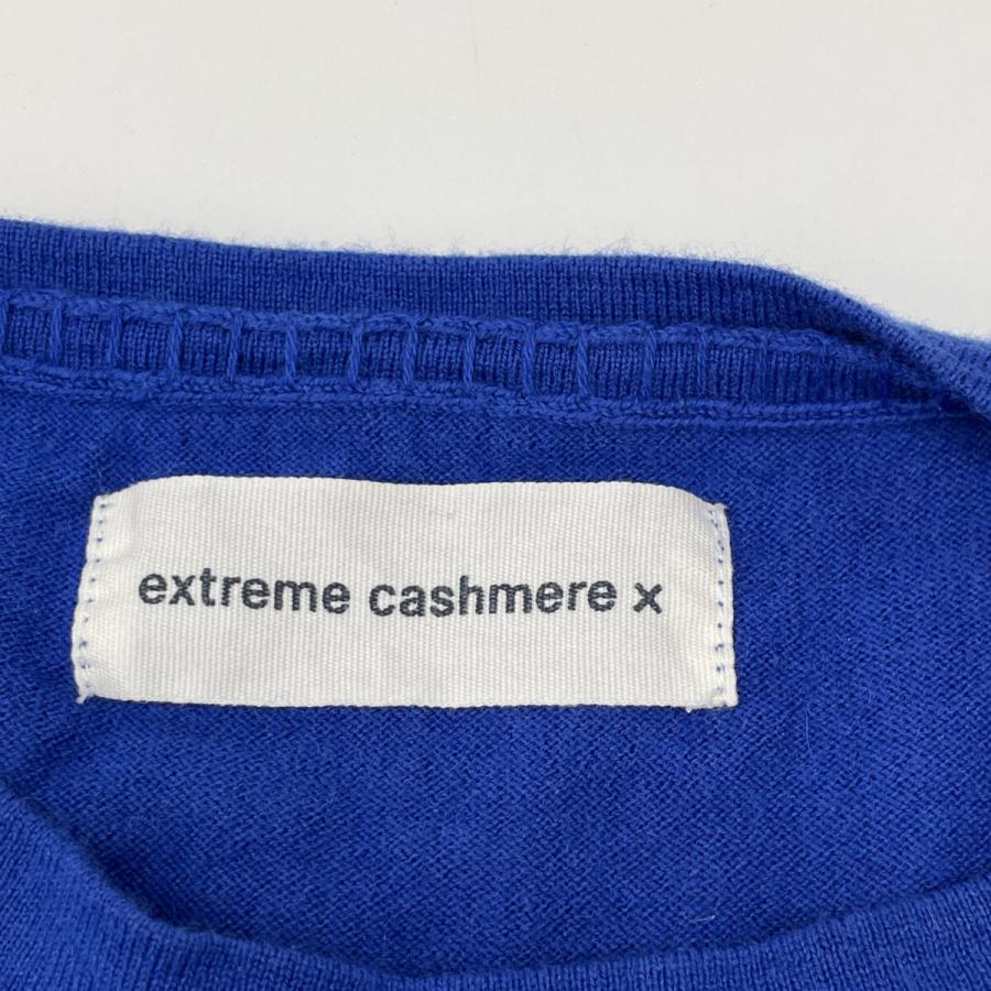 EXTREME CASHMERE エクストリームカシミヤ 3910800180 カシミヤコットンSSニット ブルー 表記なし トップス コットン レディース 中古_3