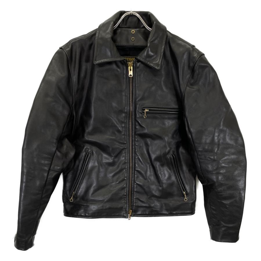 VANSON（バンソン） ワシントンハウス別注 ブラック TALONジップ