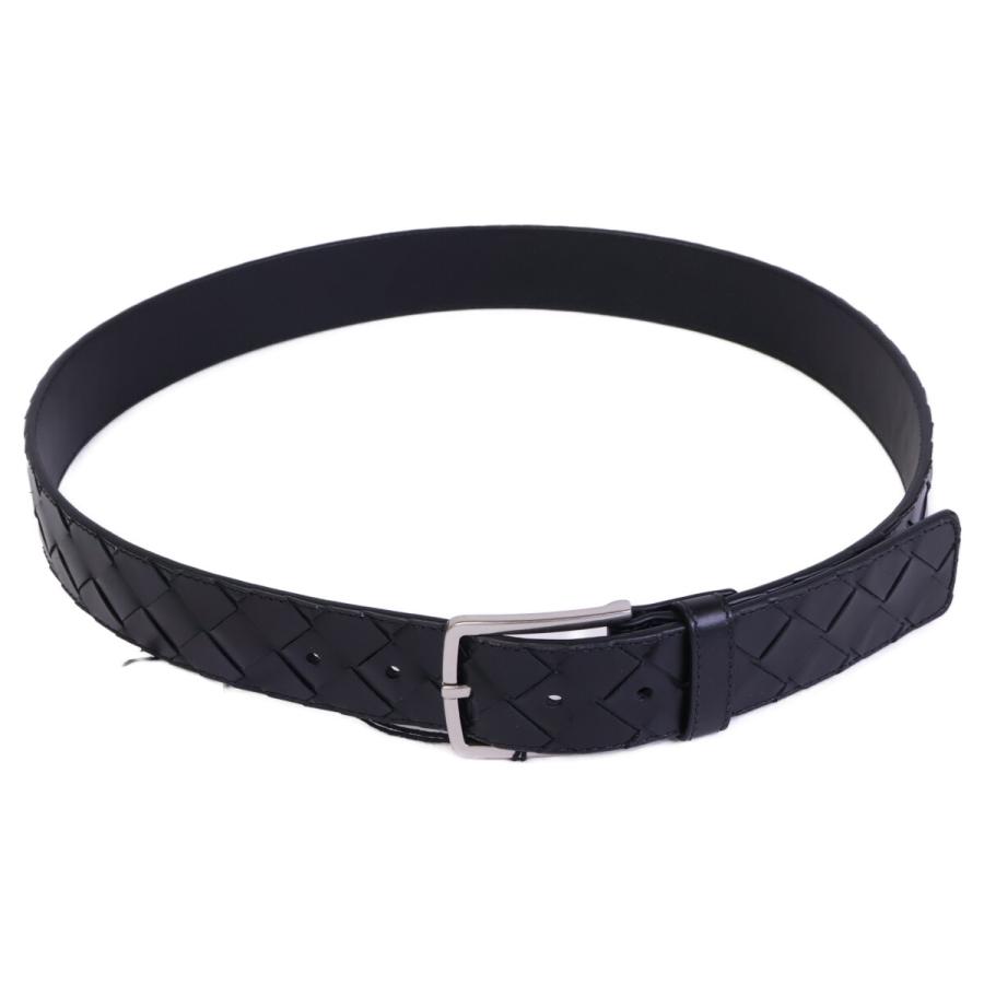 美品✨ボッテガヴェネタ ベルト イントレチャート レザー 本革 ゴールド金具 BOTTEGA VENETA ボッテガヴェネタ イントレチャートベルト (BOTTEGA