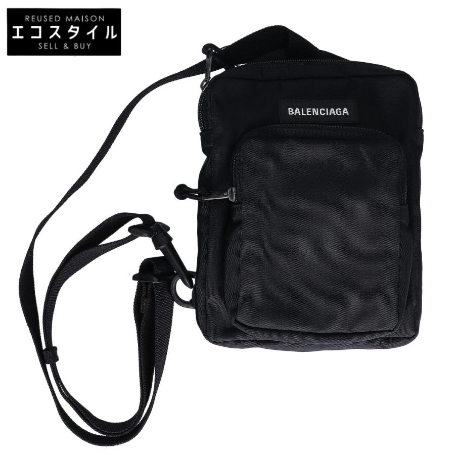 超美品✨BALENCIAGA　エクスプローラー　ボディバッグ　レザー　新ロゴ　黒 BALENCIAGA（バレンシアガ） ボディバッグ EXPLORER BELT PACK