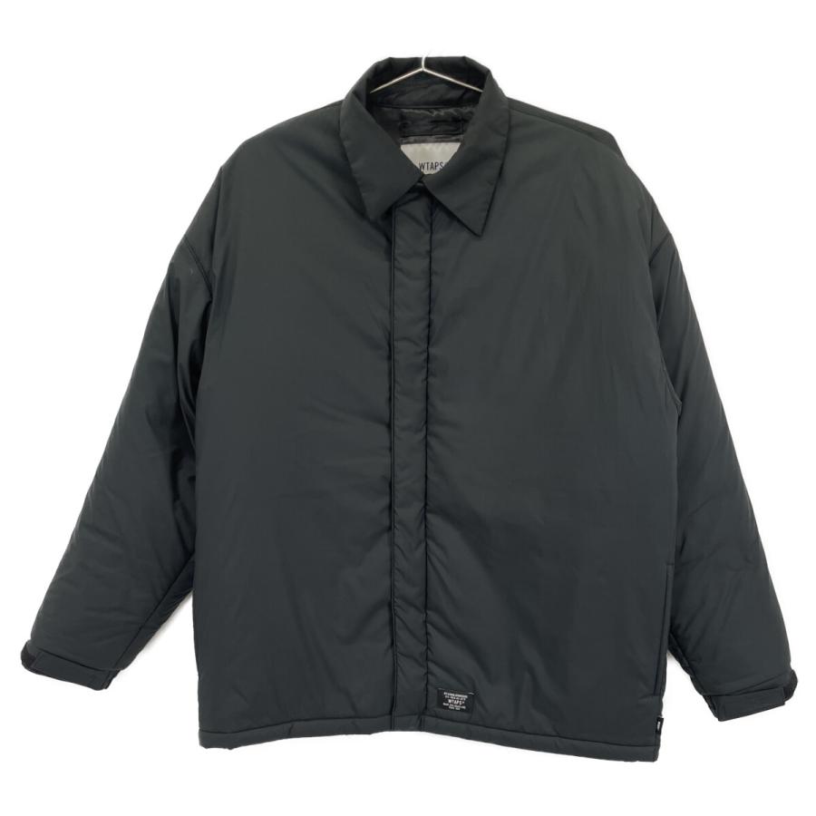 WTAPS ブラック ジャケット WTAPS ダブルタップス 232TQDT-JKM06 23AW中綿コーチジャケット