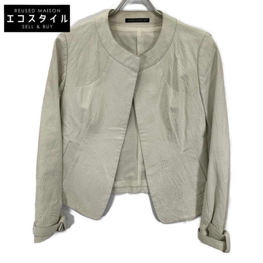 Yohji Yamamoto（ヨウジヤマモト） ホワイト FR-J20-706 牛革 ノー