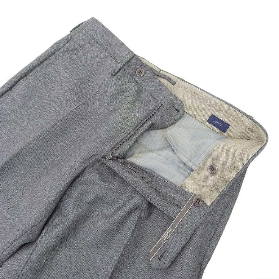 INCOTEX インコテックス バーズアイ 46サイズ ブルーグレー INCOTEX