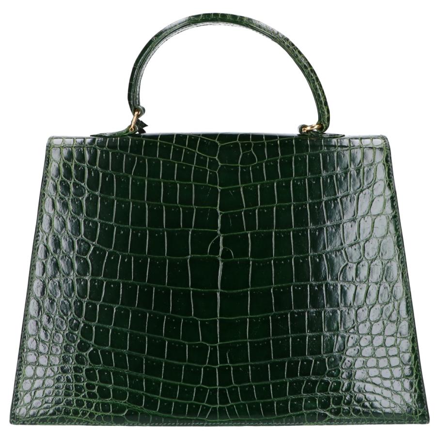 MORABITO（モラビト） クロコダイル ダイヤ スカラ34 ハンドバッグ