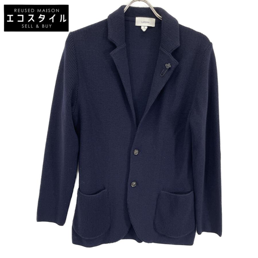 LARDINI（ラルディーニ） ネイビー JYLJM70J ウール マイクロハニカム