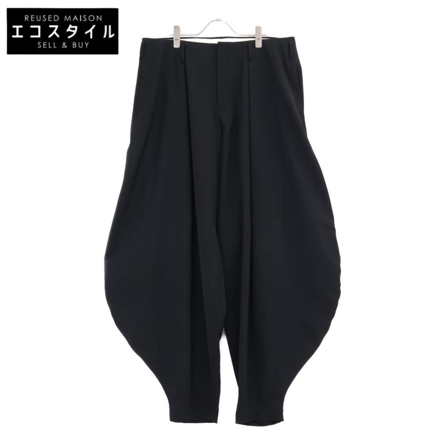 コムデギャルソンオムプリュス ウールサイドアジャスターパンツ 98AW 美品 コムデギャルソンオムプリュス ウールサイドアジャスターパンツ 98AW