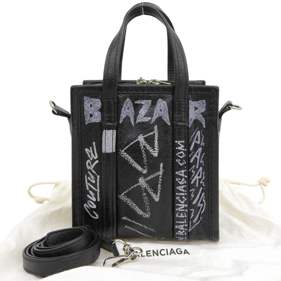 BALENCIAGA（バレンシアガ） 美品 バザール ショッパー XXS レザー
