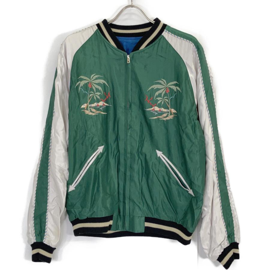 希少[東洋エンタープライズ]ファスナー不調:Aloha Hawaii スカジャン Lot No. TT15052-125 / Mid 1950s Style Acetate Souvenir Jacket